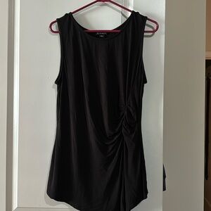 Black Sleeveless Shirt